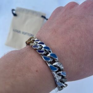 Louis Vuitton Chain Links Patches Bracelet